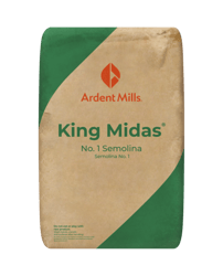 King Midas No. 1 Semolina Flour Packaging/Bag