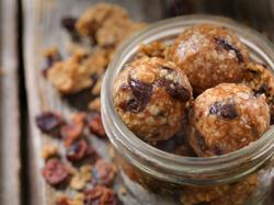 Dried Cranberry and Oat Energy Balls