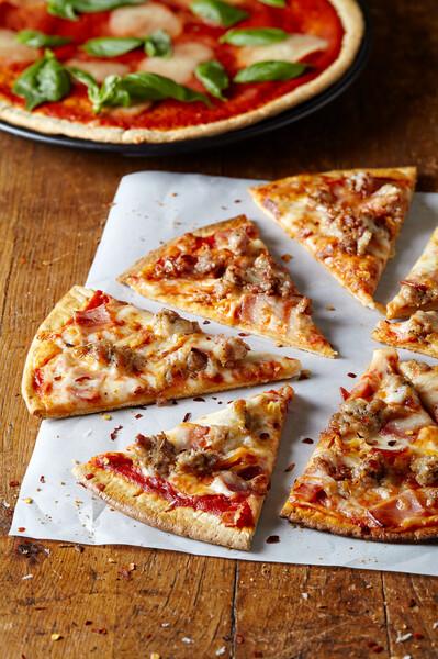 Pizza made with actual Ardent Mills Keto Friendly Flour 